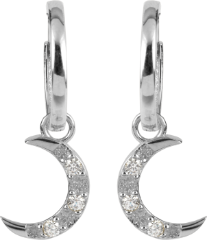 Jacques Lemans  SE-O179C Damen Ohrstecker Ohrringe Sterlingsilber mit weißen Topaz